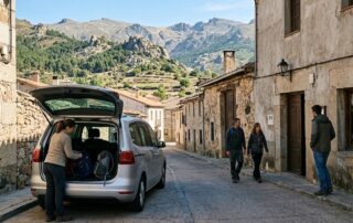 comer camino a Gredos